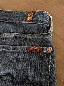 Jeans skinny Seven For All Mankind Roxanne a vita media, taglia 27 - Foto 1 di 11