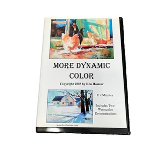 More Dynamic Color Instructional Art DVD By Ken Hosmer 2 Watercolor Demos - Picture 1 of 3