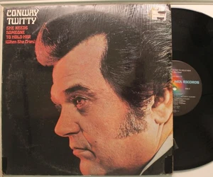 Conway Twitty Lp She Needs Someone To Hold Her On Mca - Vg+ to (In Shrink - Picture 1 of 1
