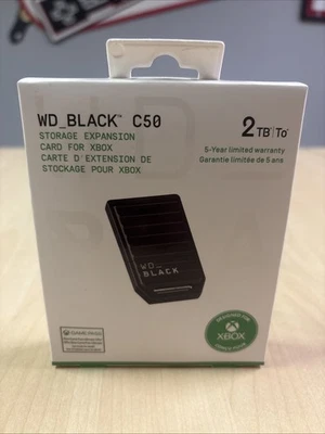 WESTERN DIGITAL 2TB C50 STORAGE EXPANSION CARD FOR XBOX - BRAND NEW SEALED  - Image 1 of 4