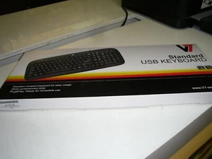 V7 Standard Comfort USB Keyboard Wired - Picture 1 of 3