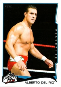 2014 Topps WWE Base Wrestling Card #55 Alberto Del Rio - Imagen 1 de 2