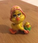 Vintage 1979 W. Berrie Co Russ Chicken Chick Miniature Figure Doll Toy Plastic