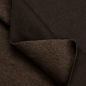 Solid Polyester Cotton Sweatshirt Fleece Fabric - 60" Wide - by the Yard - Picture 1 of 14