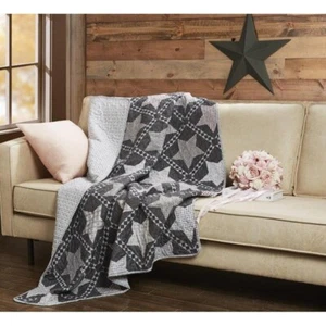 Mountain Stars Quilted Throw Blanket 50"x60" - Picture 1 of 1