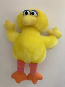 Peluche pupazzo vintage Sesame Street Big Bird Playskool Hasbro - Foto 1 di 3