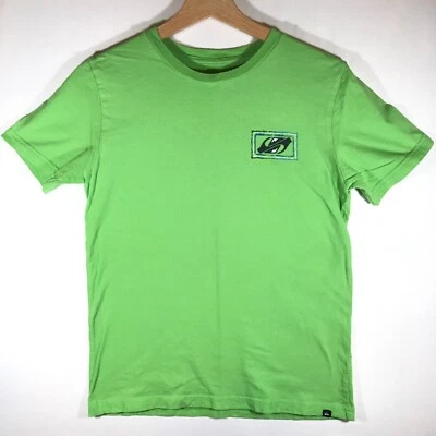 Quiksilver Boy's Large Green Short Sleeve T-Shirt - Image 1 of 4