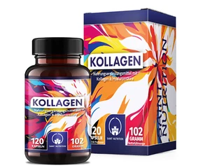 Saint Nutrition Kollagen Hyaluron Kapseln hochdosiert 1000mg Haut Harre Nägel - Bild 1 von 6