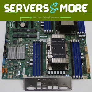 Supermicro X11DPH-T Motherboard Dual LGA-3647 & 2U Heatsink & 2x 4114 CPUs 10GBe - Picture 1 of 8