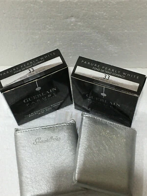 Guerlain Parure Pearly White Foundation #33 Ambre Precieux White lot of 2 in box - Image 1 of 4