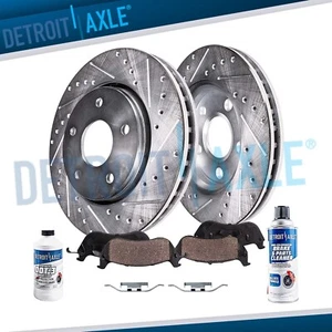 294mm Rear Drilled Brake Rotors + Ceramic Pads for BMW 323iT 325i 328i E46 - Picture 1 of 10