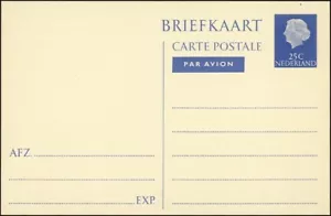 Países Bajos, 1967. Postal Air H&G F2, como nueva - Imagen 1 de 1