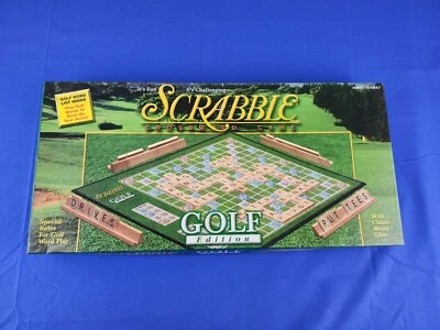 Scrabble Golf Edition Crossword Game USAopoly 2000 Sealed Tiles - Image 1 of 4