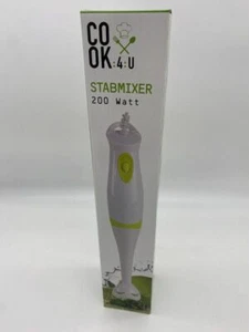 Stabmixer Zerkleinerer Mixer Handmixer 250 W Pürierstab weiss Küchengerät Kochen - Bild 1 von 1