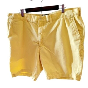 Vintage Polo Ralph Lauren Bright Yellow Men's Classic Polo Chino Shorts Size 42 - Picture 1 of 6