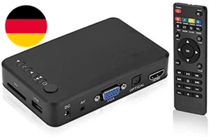 HDMI Multi Media Player, 1080P Full HD Digital Media Player Medienspieler Mit Fe - Bild 1 von 12