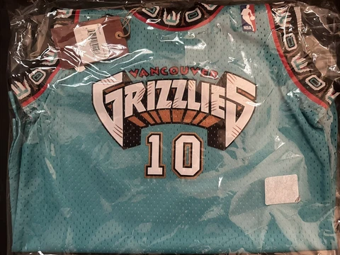 (1) Vancouver Grizzlies Mike Bibby MitchellNessHWC Swingman Women’s Size Medium Cover