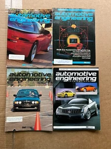 Lot of 4 VTG Automotive Engineering Magazine 1989, 1999 - Imagen 1 de 6