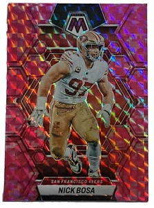 2023 Panini Mosaic Nick Bosa #216 pink Mosaic Prizm - Picture 1 of 4