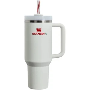 New Fast Ship Stanley Mistletoe Twist The Quencher H2.0 Flowstate Tumbler 40 oz - Picture 1 of 1