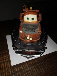Disney PIXAR CARS Tow Mater Alarm Clock Radio Color Night Light Voice Selector - Picture 1 of 3