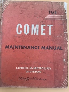 1960 Mercury Comet Dealer Service Shop Manual Repair Maintenance Original - Picture 1 of 13