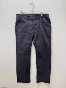 Prana Mens Pants Brion Slim Fit Size 36x32 Gray 5 Pocket Nylon Lightweight - Picture 1 of 7