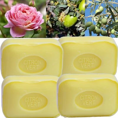 Lot de 4 savons  parfumés 100g parfumés CITRON - Le serail - Photo 1/3