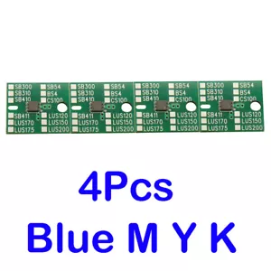 4 colores 2000 ml chip genérico único para cartucho Mimaki SB310 (azul M Y K) - Imagen 1 de 4