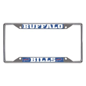 Brand New  NFL  Buffalo Bills  Premium Chrome  Metal  Auto License Plate Frame - Picture 1 of 2