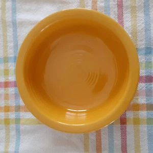 Vintage Antique HLC Yellow 5 1/2 inch Nappy / Fruit Bowl Fiesta EUC! - Picture 1 of 4