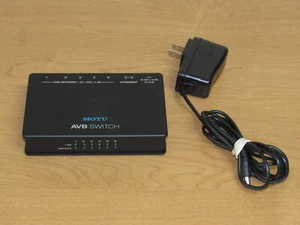 MOTU AVB Switch 5-Port AVB Ethernet Switch w/ AC Adapter - Tested Working - Picture 1 of 4