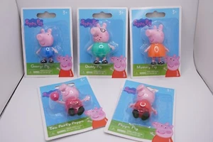 Pepa Pig - Lot of 5 - Complete Collection - Mini Figures - Picture 1 of 7