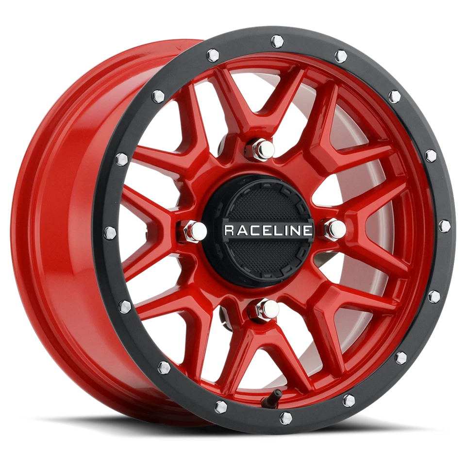 Rueda RACELINE A94 Enferk 4/156 14X7 (+10MM) Negro/Rojo A94R-47050 Foto 1 de 1