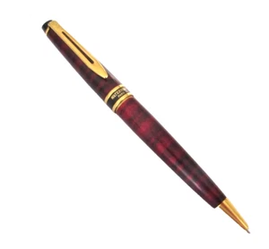MAGNIFIQUE STYLO BILLE D PRESTIGE WATERMAN EXPERT LAQUE ROUGE & NOIR ANNELE P442 - Imagen 1 de 8