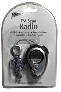 TDE Systems Radio Escaneo FM Cronómetro Reloj Alarma - Imagen 1 de 5