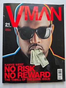 VMAN Magazine Spring 2011 KANYE WEST Cover Hedi Slimane - Picture 1 of 7