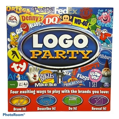 Logo Game - Party Edition - 97% Complete - EUC - Spin Master - Image 1 of 4