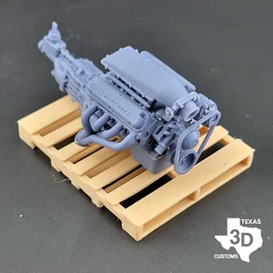 Ford 289/302 Holley EFI model engine resin 3D printed 1/24 1/25 - Picture 1 of 3