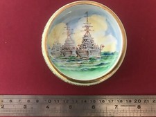 BATTLESHIP MEMORABILIA HMS WW2 PIN TRAY SUPER NICE DREADNOUGHTS FREE POST AUST
