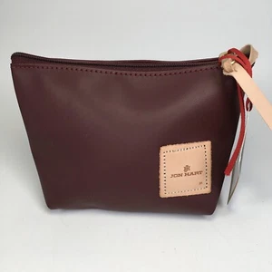 Jon Hart Sorority Burgundy Chico PI BETA PHI Zip Bag New With Tags - Picture 1 of 4