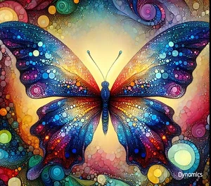 20oz Sublimation Tumbler Wrap Butterfly with Wings Ready to Press Heat Transfer - Picture 1 of 3