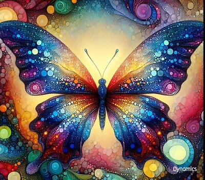 Vaso de sublimación 20 oz envoltura mariposa con alas listo para presionar transferencia de calor Foto 1 de 3