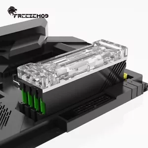 Bloque Ram de agua acrílico FREEZEMOD DDR5 DDR4 con 2 esparcidores refrigeración por agua - Imagen 1 de 5