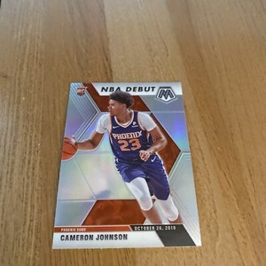 CAMERON JOHNSON 2019-20 Panini Mosaic NBA Debut Silver Prizm RC 265 Suns