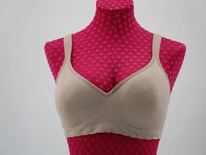 Ellen Tracy Woman's Bra 38B Beige Wirefree Comfortable Adjustable 6526 - Picture 1 of 12