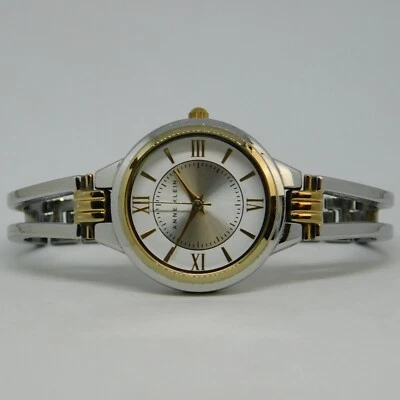 Reloj Mujer ANNE KLEIN AK/1441 Dos Tonos Cuarzo Analógico Talla 6 1/2" Batería Nueva Foto 1 de 4