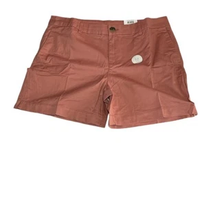 Style & Co Women's Chino Shorts Rose Gold Size 14 (35x5.5”) NWT - Picture 1 of 12