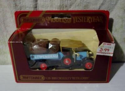 Matchbox Lesney - Models of Yesteryear - Y-26 1918 LOWENBRAU CROSSLEY BEERWAGEN - Image 1 of 3