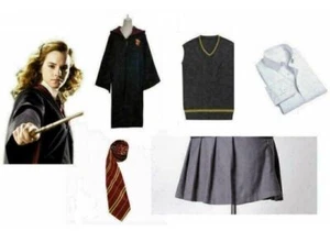 Kinder Erwachsene Harry Potter Hermine Granger Gryffindor Uniform Cosplay Kostüm - Bild 1 von 11